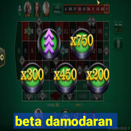 beta damodaran